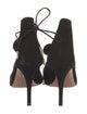 Aquazzura Suede T-Strap Pumps