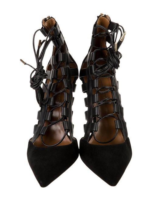 Aquazzura Suede Pumps