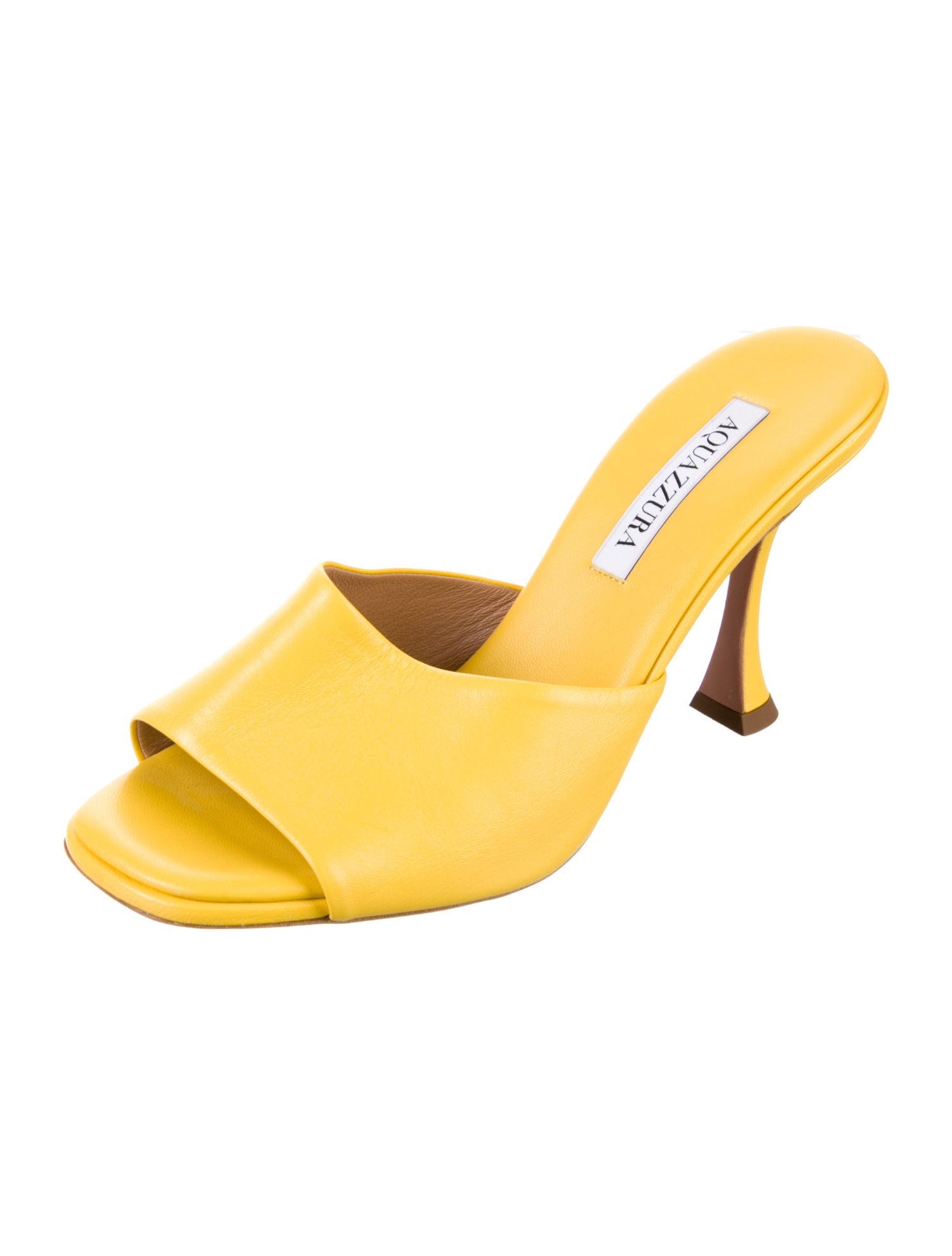 Aquazzura Leather Slides