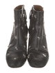 Aquazzura Faux Pearl Accents Leather Boots