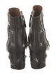 Aquazzura Faux Pearl Accents Leather Boots
