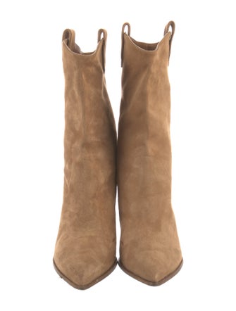 Aquazzura Suede Western Boots