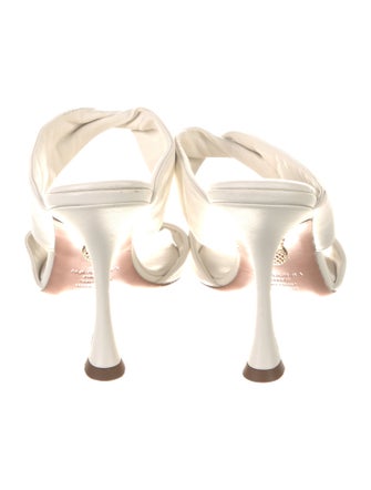 Aquazzura Leather Slides