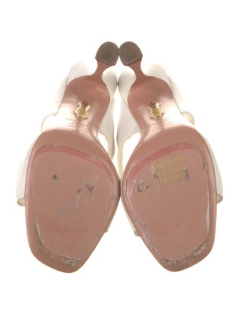 Aquazzura Leather Slides
