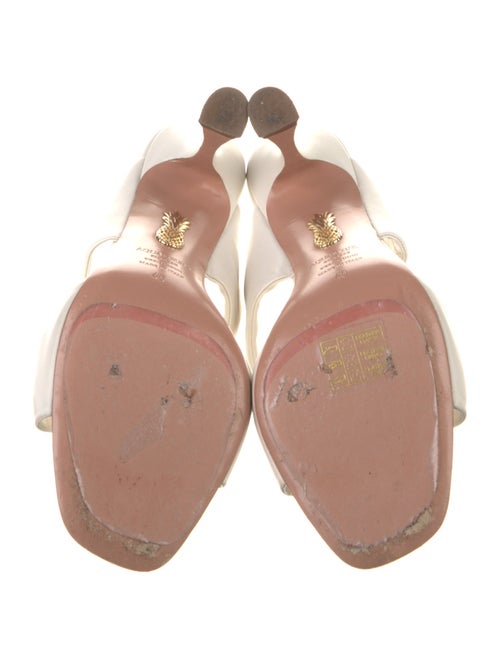 Aquazzura Leather Slides