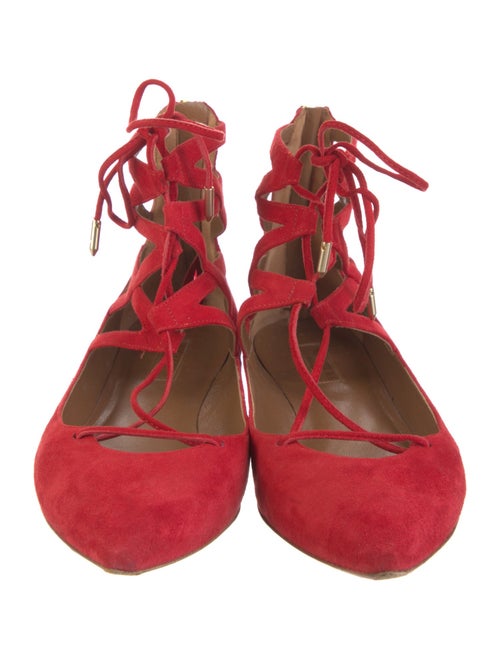 Aquazzura Suede Flats