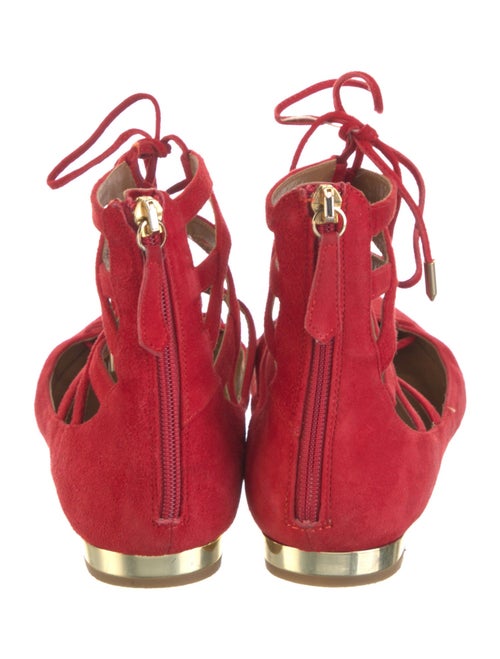 Aquazzura Suede Flats