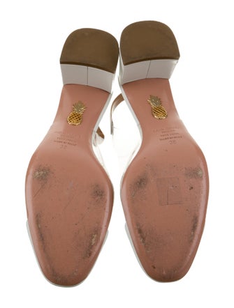 Aquazzura Leather Slingback Pumps