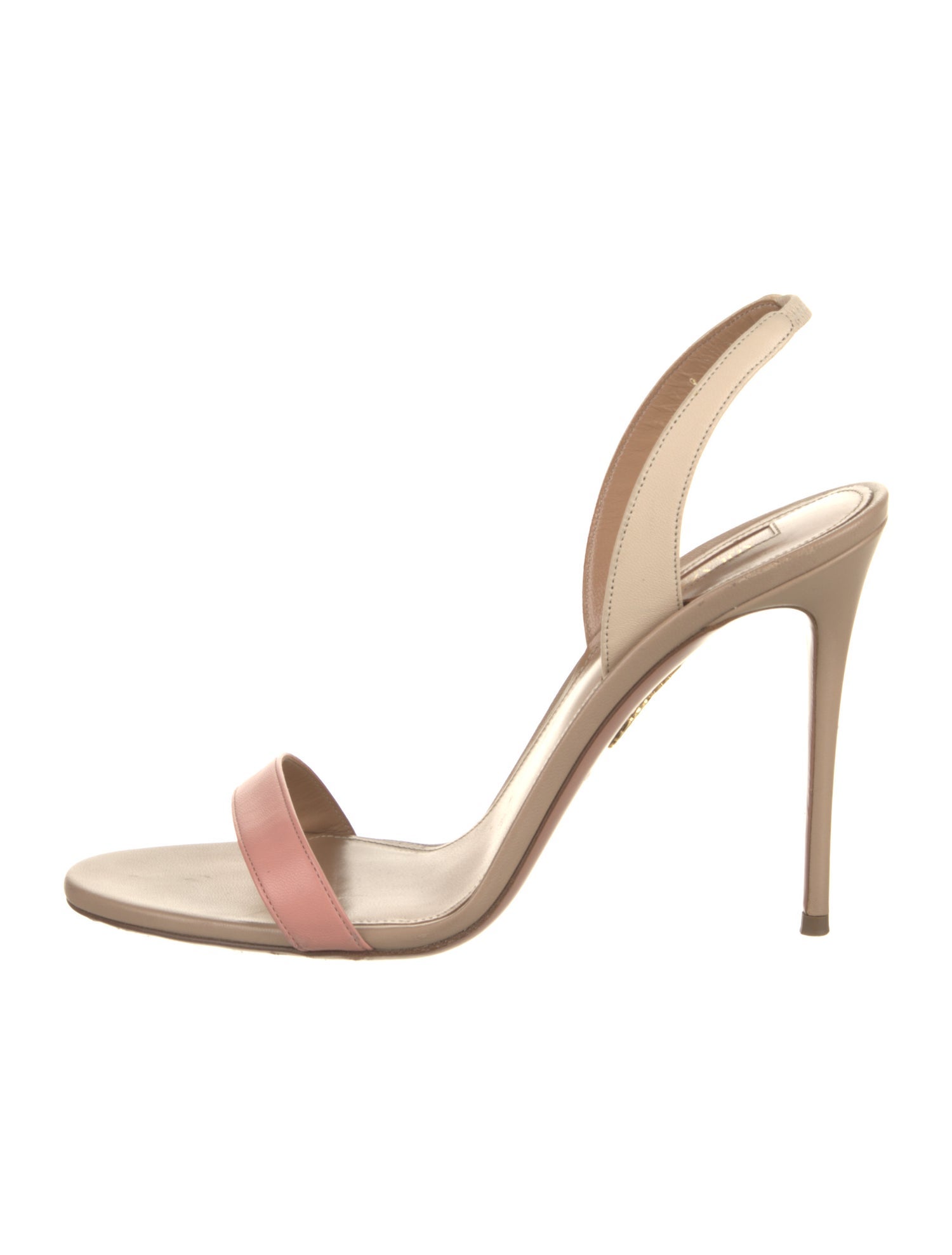 Aquazzura Leather Slingback Sandals