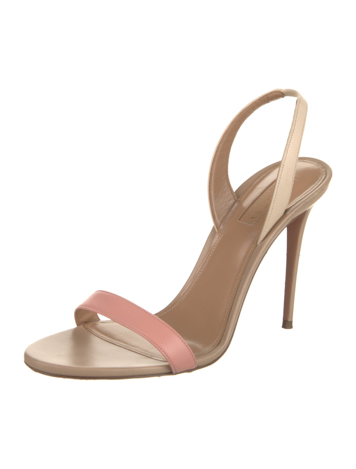 Aquazzura Leather Slingback Sandals