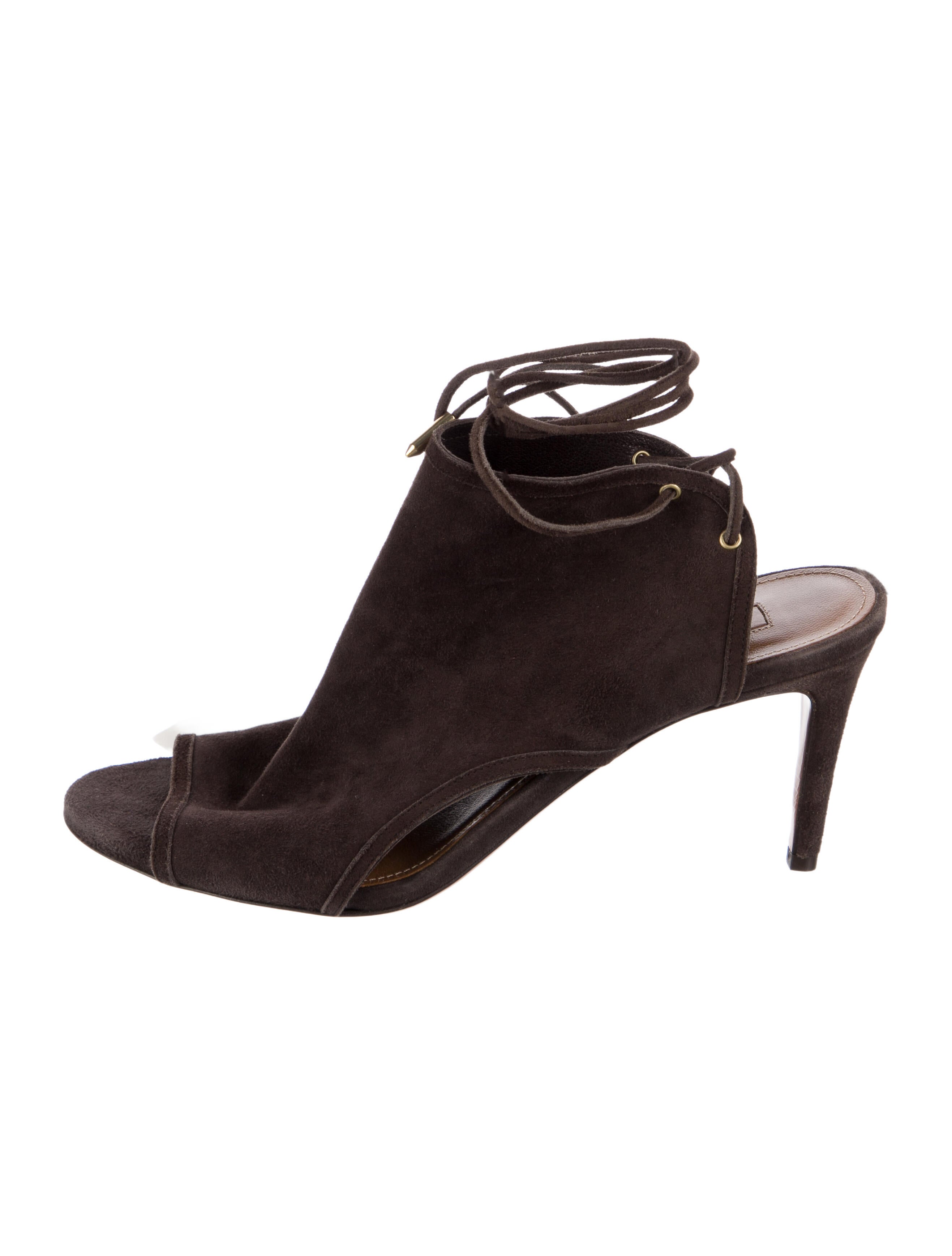 Aquazzura Suede Mules