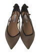 Aquazzura Mesh Slingback Flats