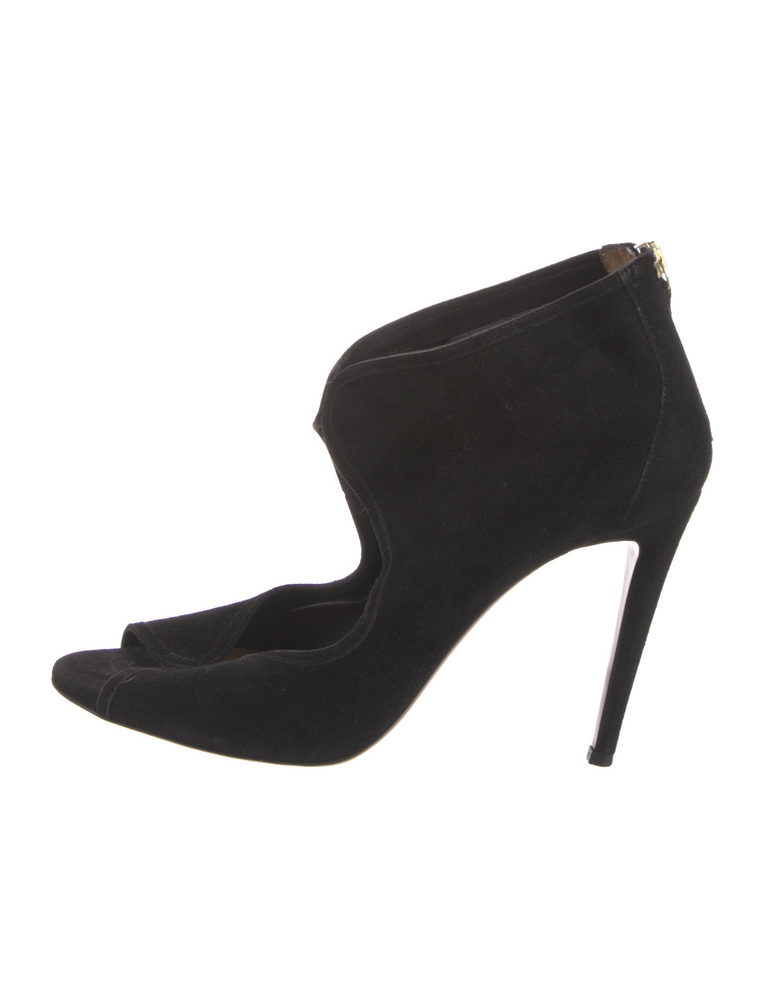 Aquazzura Suede Cutout Accent Pumps