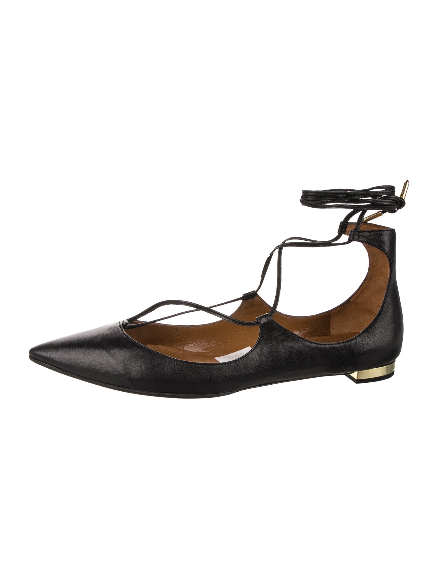 Aquazzura Leather Ballet Flats