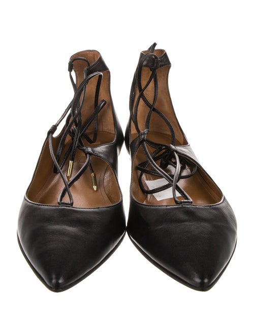 Aquazzura Leather Ballet Flats