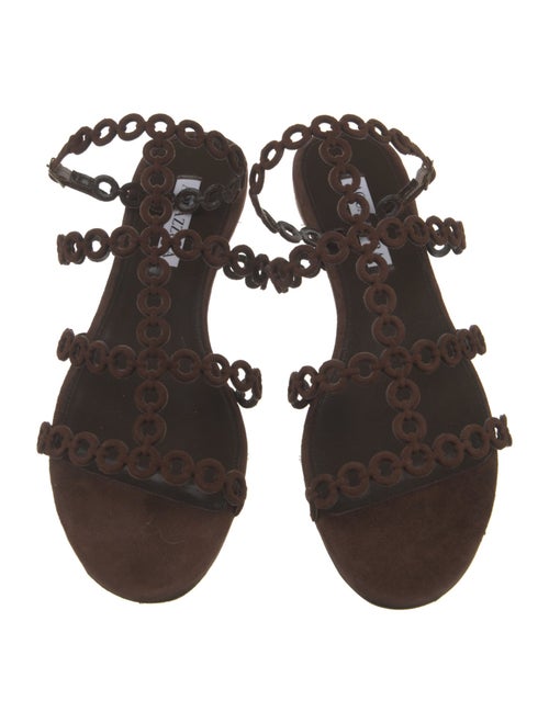 Aquazzura Suede Gladiator Sandals
