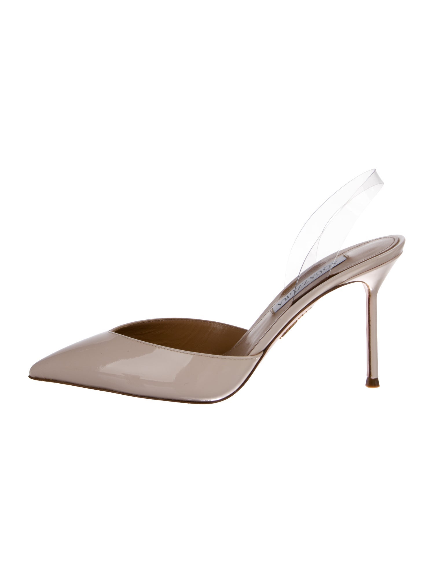 Aquazzura Patent Leather Slingback Pumps