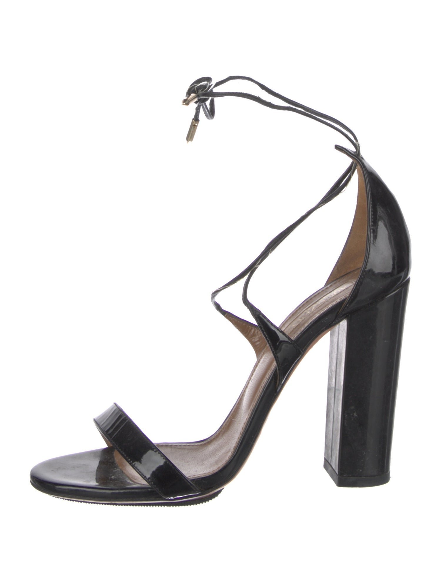 Aquazzura Patent Leather Sandals