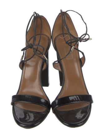 Aquazzura Patent Leather Sandals