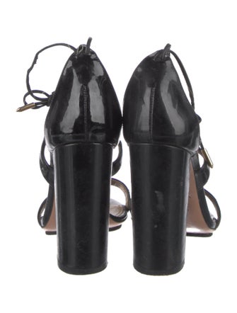 Aquazzura Patent Leather Sandals