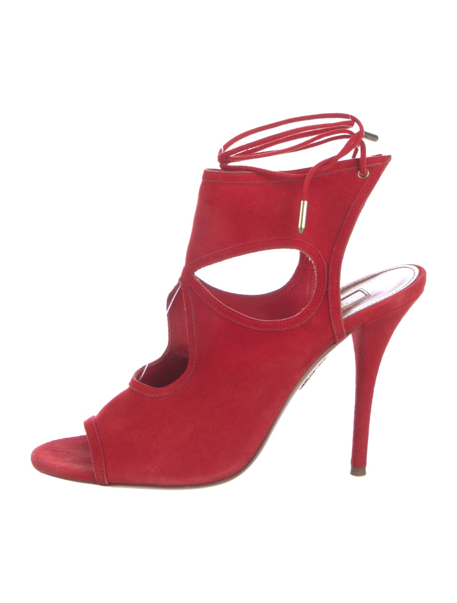 Aquazzura Suede Gladiator Sandals