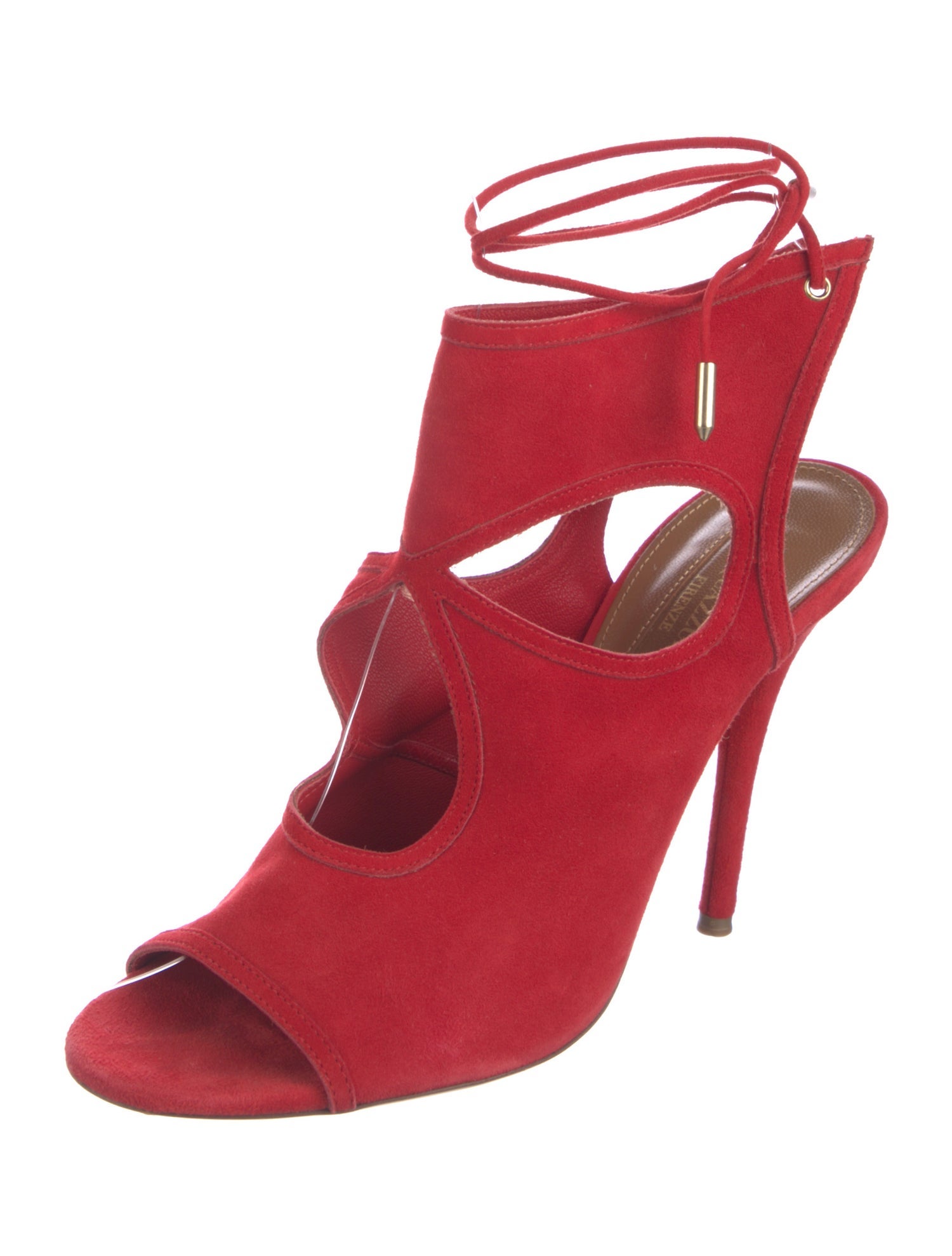 Aquazzura Suede Gladiator Sandals