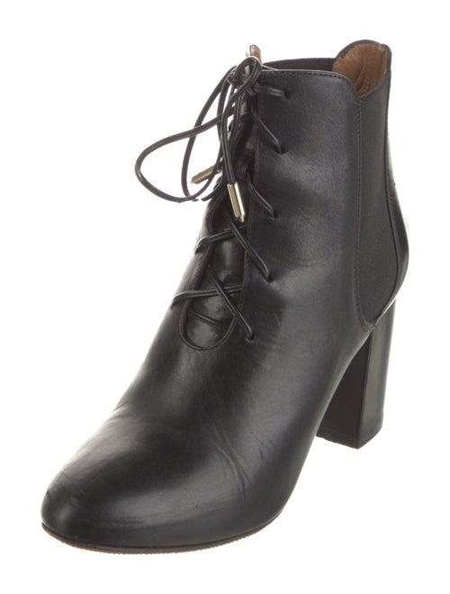 Aquazzura Leather Lace-Up Boots