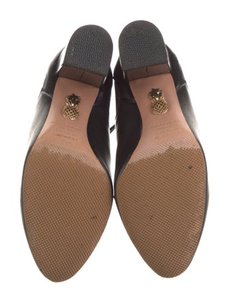 Aquazzura Leather Lace-Up Boots
