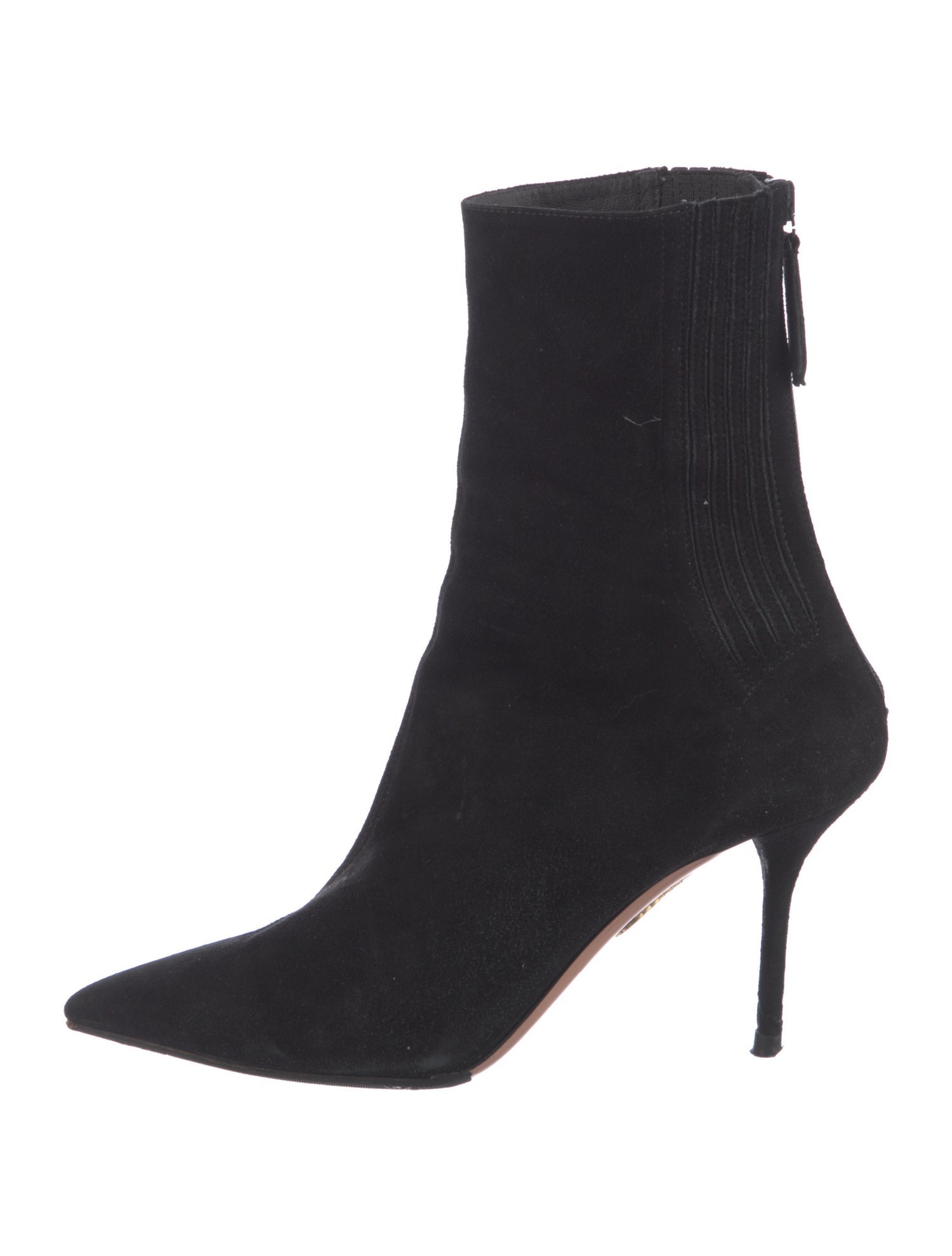 Aquazzura Suede Sock Boots