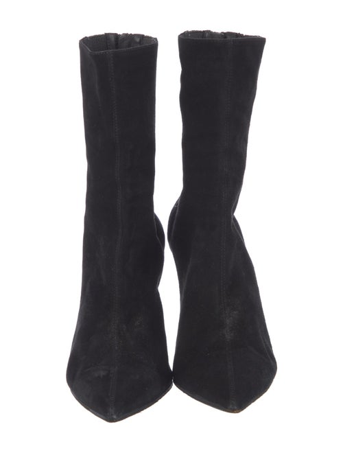 Aquazzura Suede Sock Boots