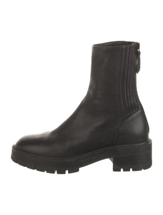 Aquazzura Leather Combat Boots