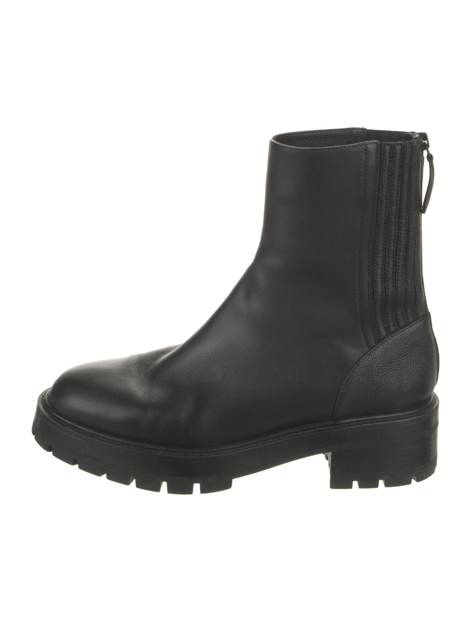 Aquazzura Leather Combat Boots