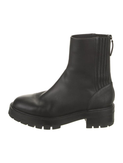 Aquazzura Leather Combat Boots