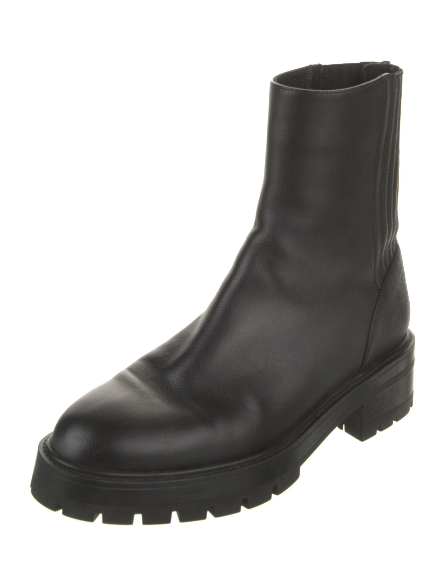 Aquazzura Leather Combat Boots