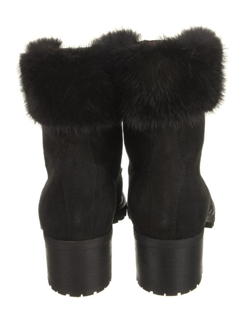 Aquazzura Suede Combat Boots