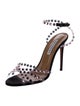 Aquazzura PVC Crystal Embellishments Sandals