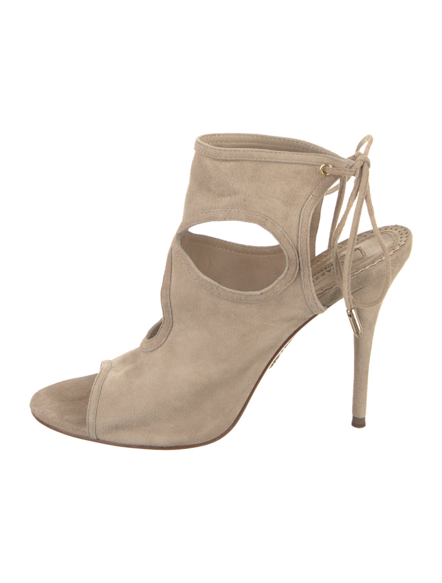 Aquazzura Suede Mules