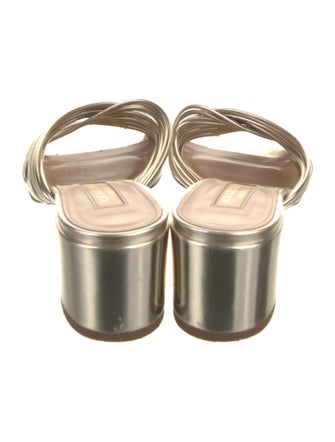 Aquazzura Leather Slides