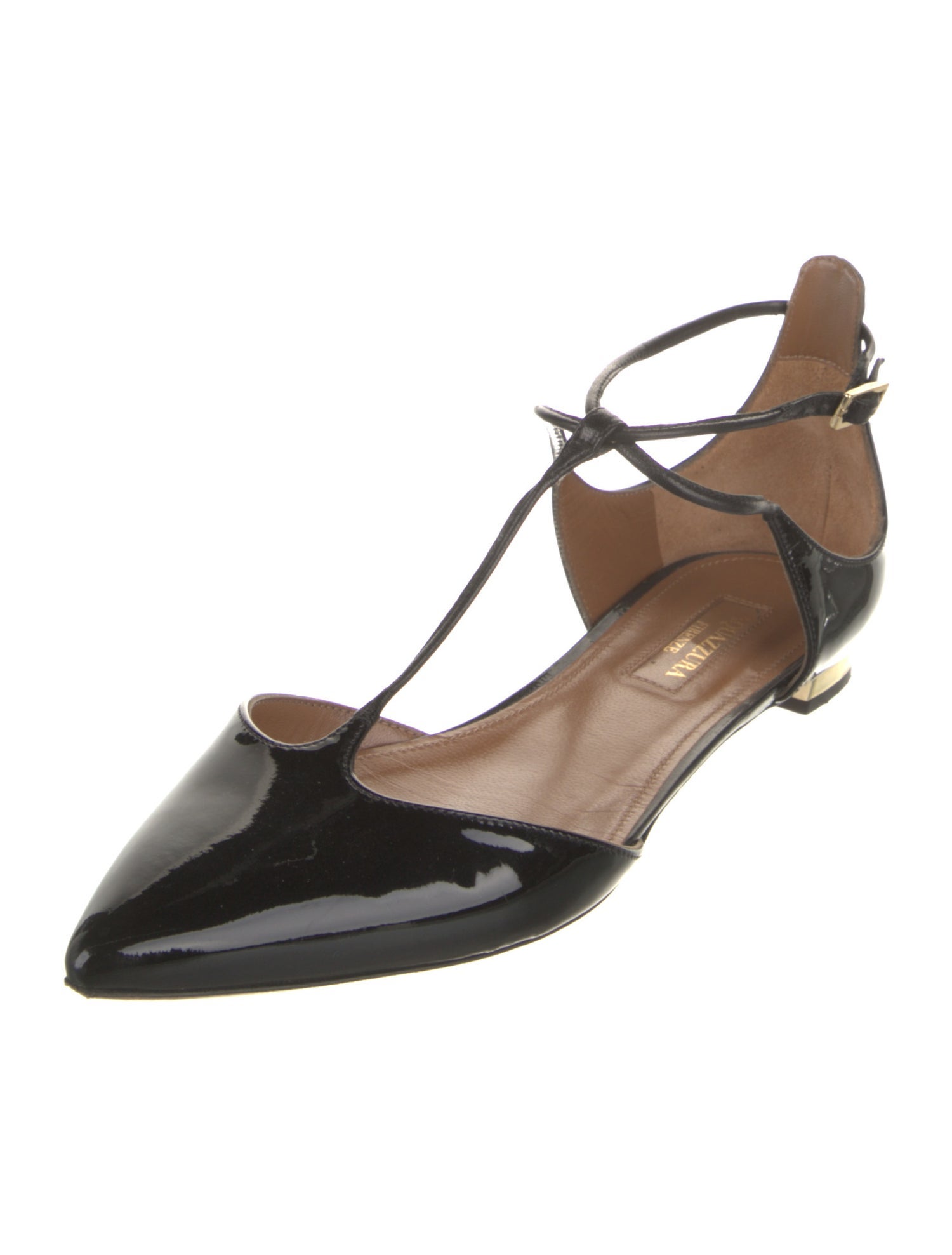 Aquazzura Patent Leather Flats