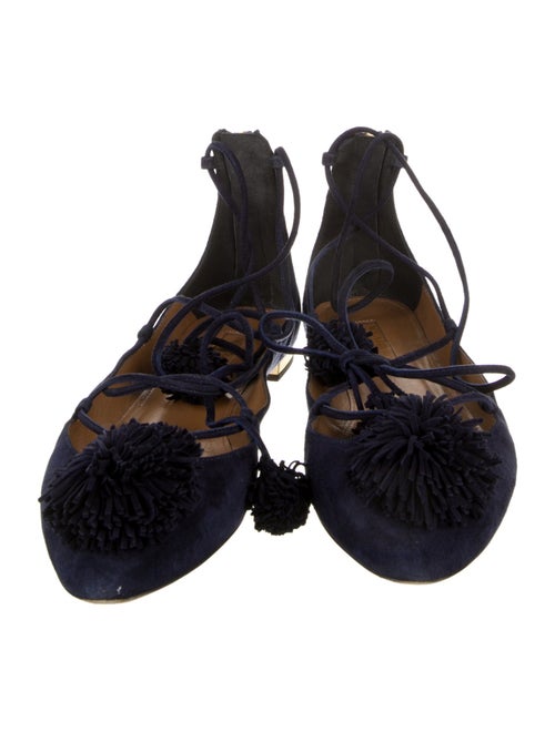 Aquazzura Suede Flats