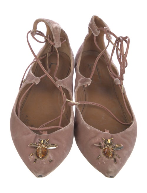 Aquazzura Suede Flats