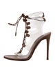 Aquazzura PVC Gladiator Sandals