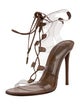 Aquazzura PVC Gladiator Sandals