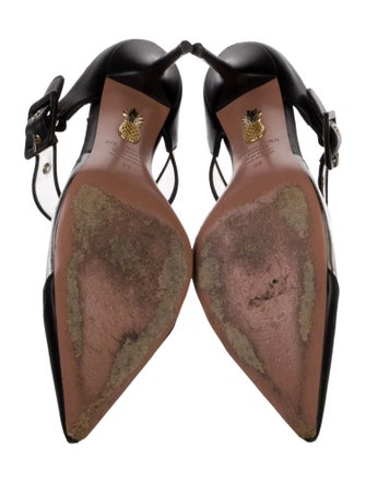 Aquazzura Leather Mules