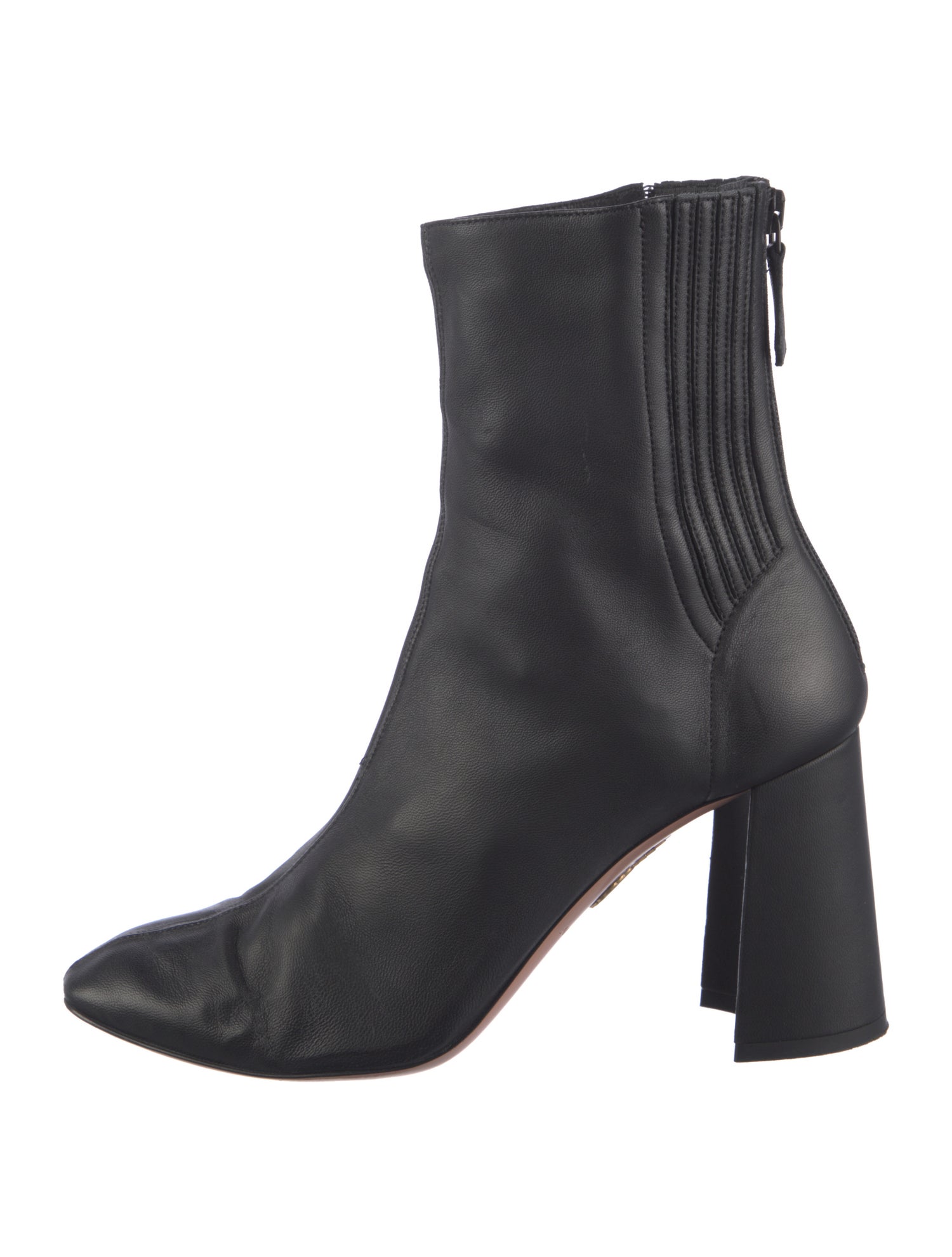 Aquazzura Leather Sock Boots