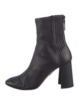 Aquazzura Leather Sock Boots