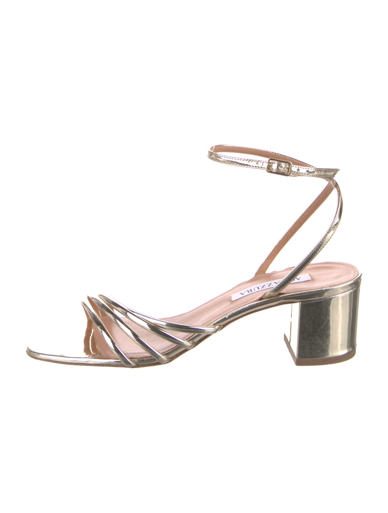 Aquazzura Patent Leather Slingback Sandals