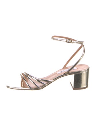 Aquazzura Patent Leather Slingback Sandals