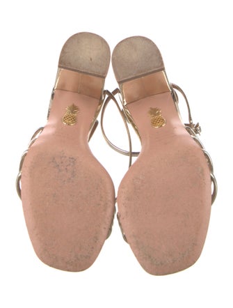 Aquazzura Patent Leather Slingback Sandals