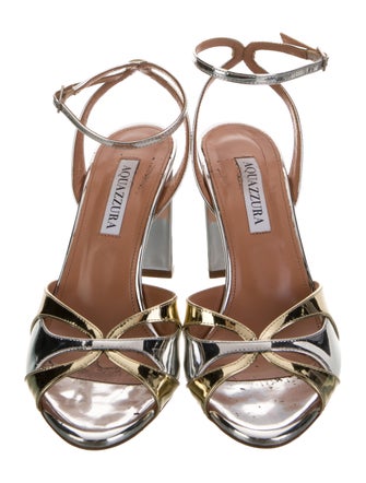 Aquazzura Patent Leather Sandals